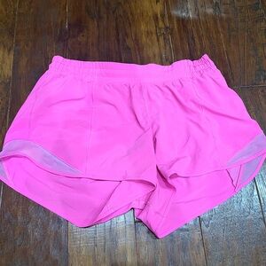 lululemon athletica Bright Pink Athletic Shorts
